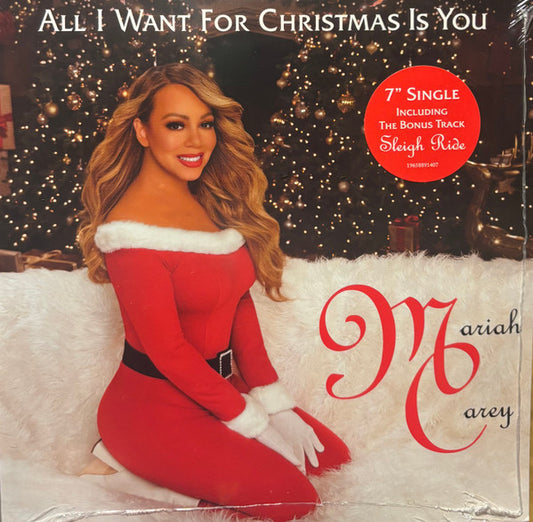 Mariah Carey - All I Want For Christmas Is You (7", Single, RE, S/Edition, 30t)