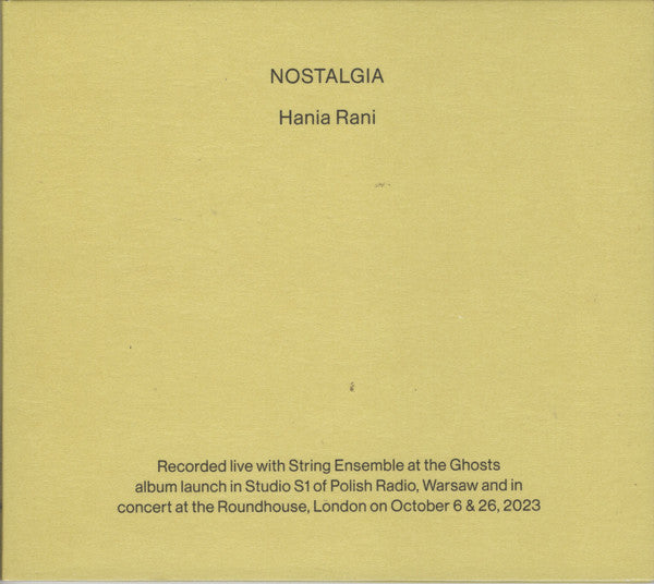 Hania Rani - Nostalgia (CD, Album)