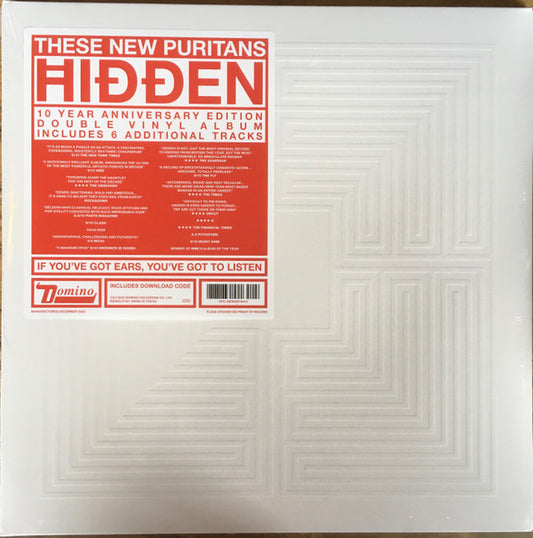 These New Puritans - Hidden [MMXX] (2xLP, Album, RE, 10t)