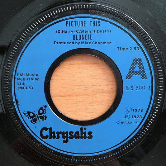 Blondie - Picture This (7", Single, Lar)