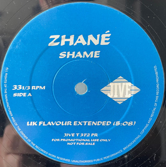 Zhané - Shame (12", Promo)