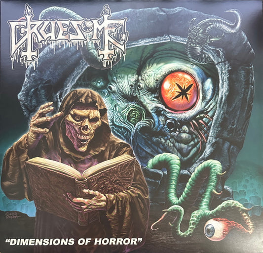 Gruesome (5) - Dimensions Of Horror (12", EP, Gre)