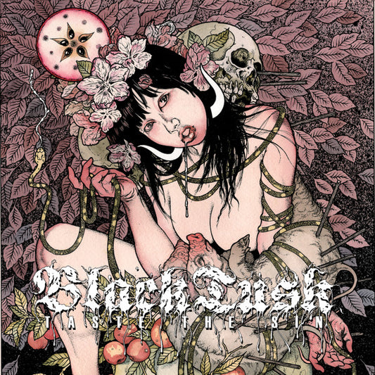 Black Tusk - Taste The Sin (LP, Album, RP, Pin)