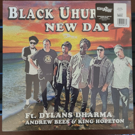 Black Uhuru Ft. Dylan's Dharma, Andrew Bees & King Hopeton - New Day (LP, Red)