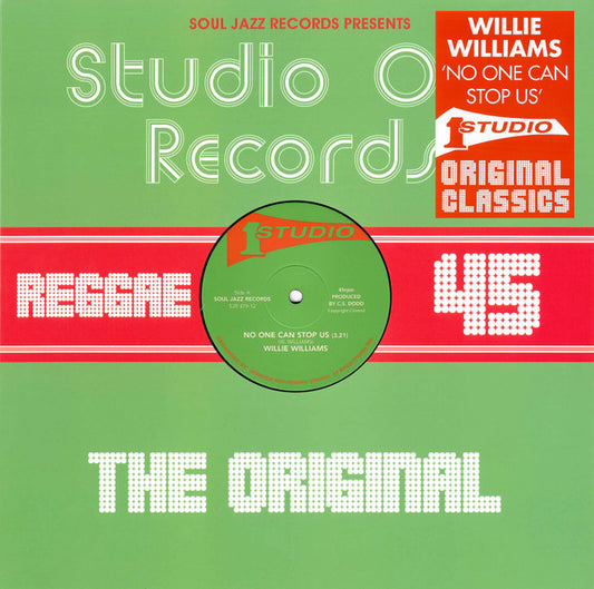 Willie Williams* - No One Can Stop Us Now (12", RE)