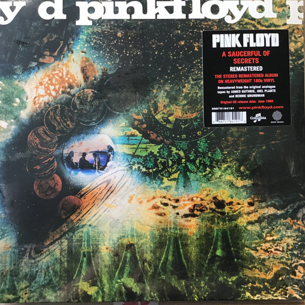 Pink Floyd - A Saucerful Of Secrets (LP, Album, RE, RM, 180)