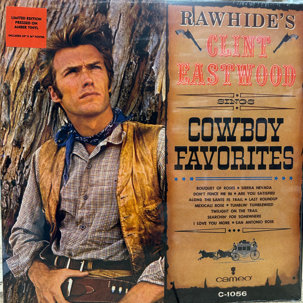 Clint Eastwood (2) - Cowboy Favorites (LP, Album, Mono, Ltd, RE, Amb)