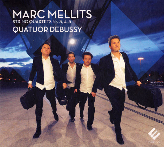 Marc Mellits, Quatuor Debussy - String Quartets No. 3, 4, 5 (CD, Album)
