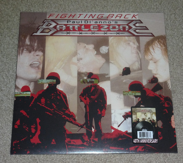 Paul Di'Anno's Battlezone - Fighting Back (LP, Album, RE)