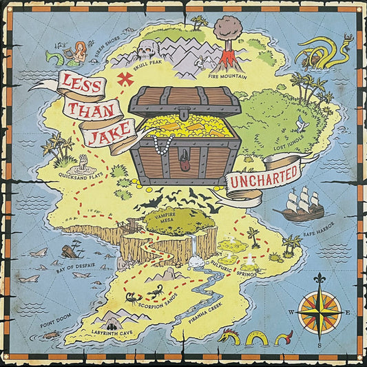 Less Than Jake - Uncharted (12", S/Sided, EP, Ltd, Sap)