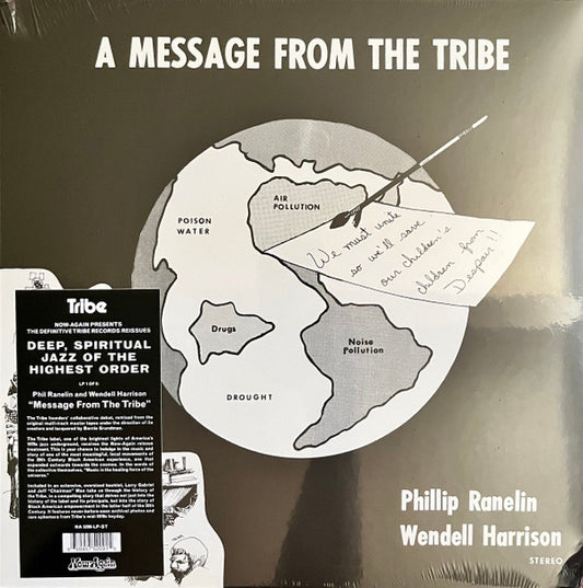Wendell Harrison & Phil Ranelin - A Message From The Tribe (LP, Album, RE, RM)