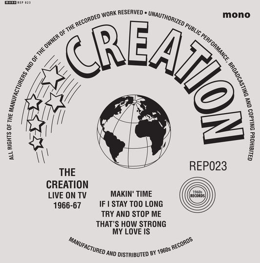 The Creation (2) - Live on Radio & TV 1966-1967 (7", EP, Mono, Unofficial)