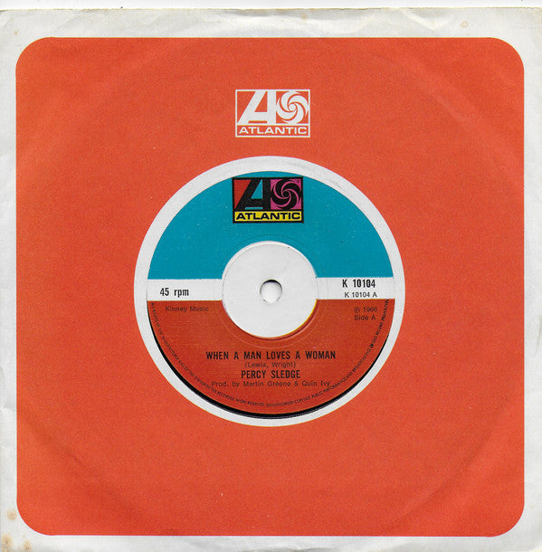 Percy Sledge - When A Man Loves A Woman (7", Single, RE, whi)