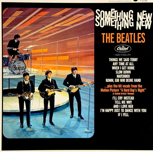 The Beatles - Something New (LP, Album, Mono, RE, 180)