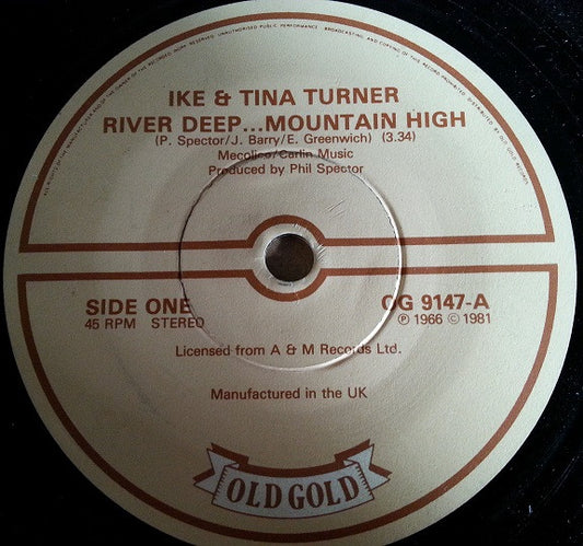 Ike & Tina Turner - River Deep... Mountain High (7", Single)