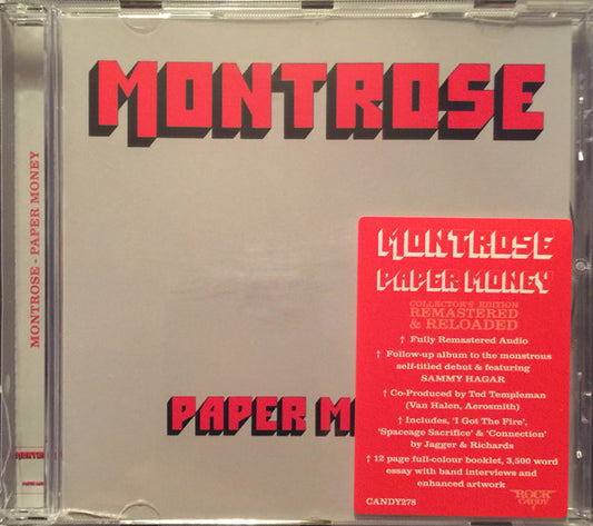 Montrose (2) - Paper Money (CD, Album, RE, RM)