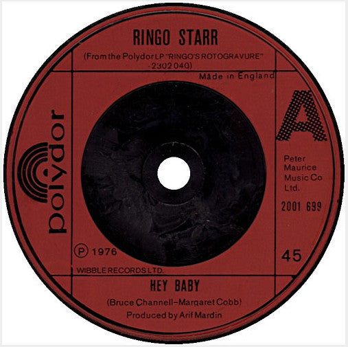 Ringo Starr - Hey Baby (7")
