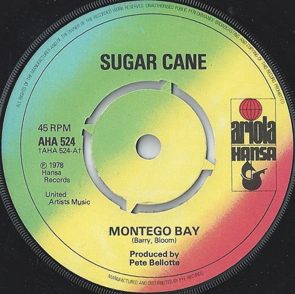 Sugar Cane - Montego Bay (7")