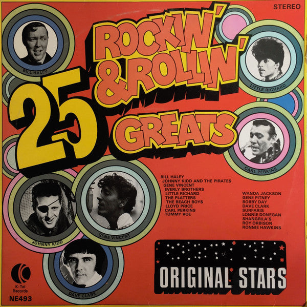 Various - 25 Rockin' & Rollin' Greats (LP, Comp, Ltd, US )