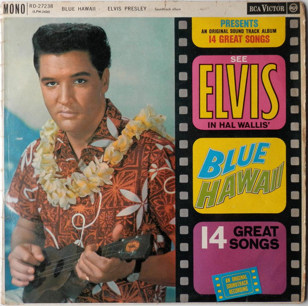 Elvis Presley - Blue Hawaii (LP, Album, Mono, RE)