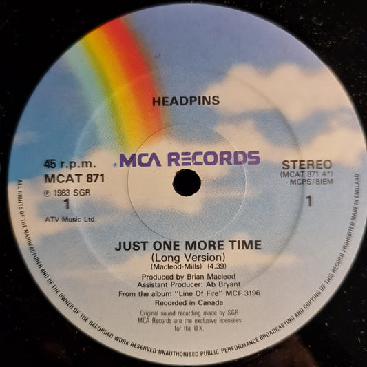 Headpins - Just One More Time (12")