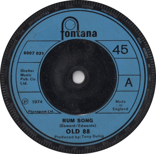 Old 88 - Rum Song (7")