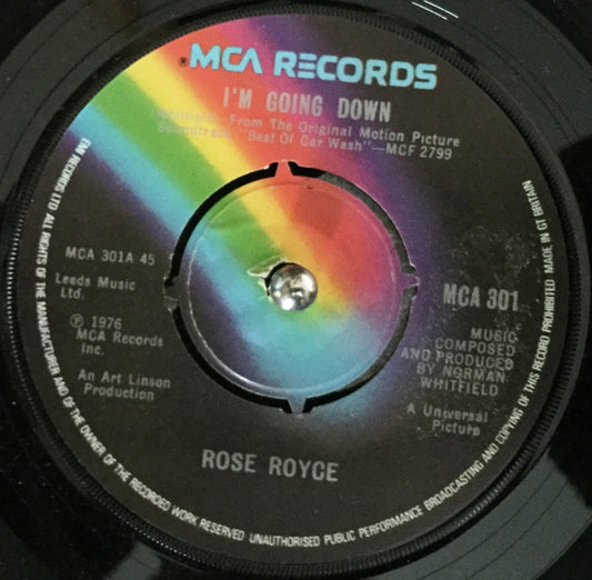 Rose Royce - I'm Going Down (7")