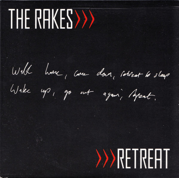 The Rakes - Retreat (CD, Single, Car)