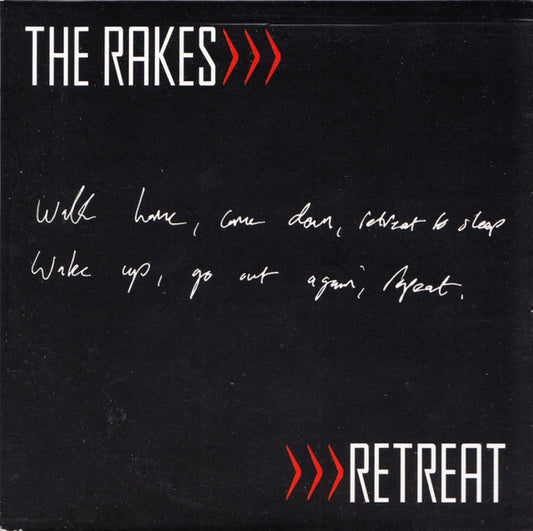 The Rakes - Retreat (CD, Single, Car)