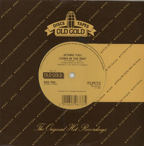 Jethro Tull - Living In The Past/The Witch's Promise (7", Single)