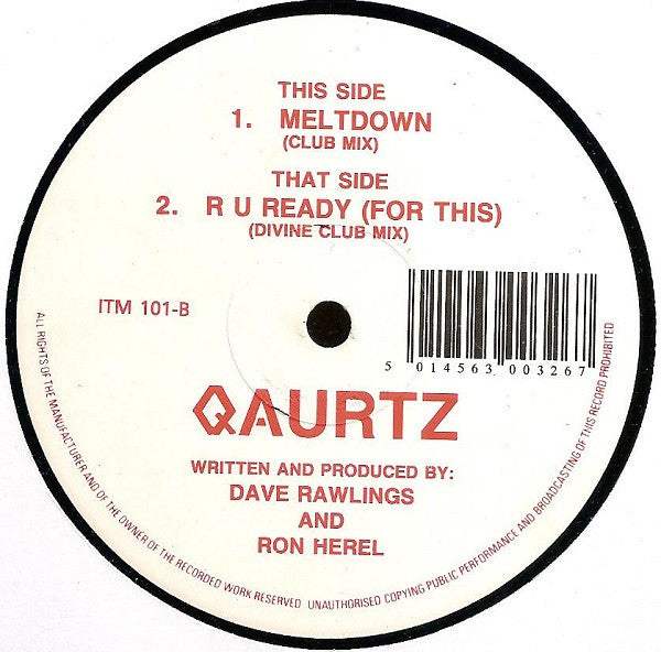 Qaurtz* - Meltdown (12", Pri)