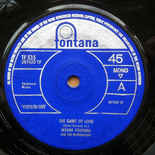 Wayne Fontana And The Mindbenders* - The Game Of Love (7", Single, Mono, Sol)