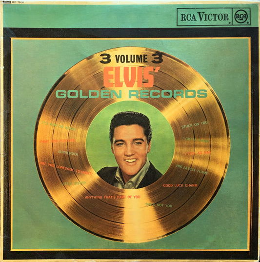 Elvis Presley - Elvis' Golden Records, Vol. 3 (LP, Comp, Mono)