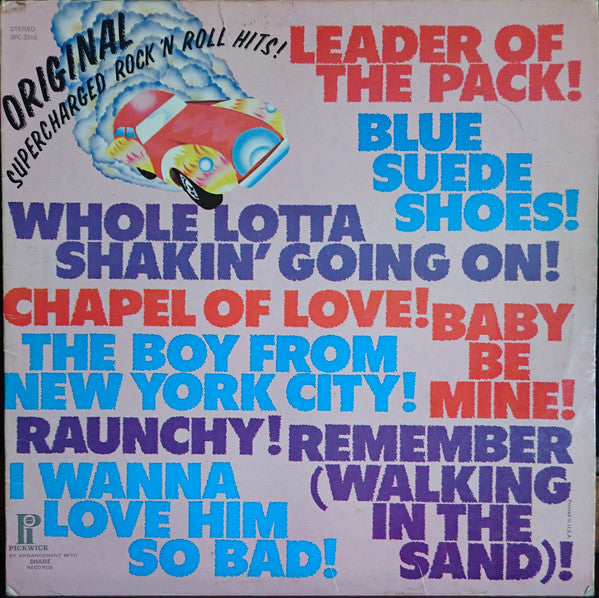 Various - Original Supercharged Rock N' Roll Hits! (LP, Comp)
