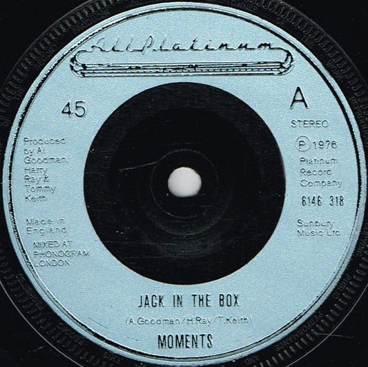 Moments* - Jack In The Box (7", Single, Sil)