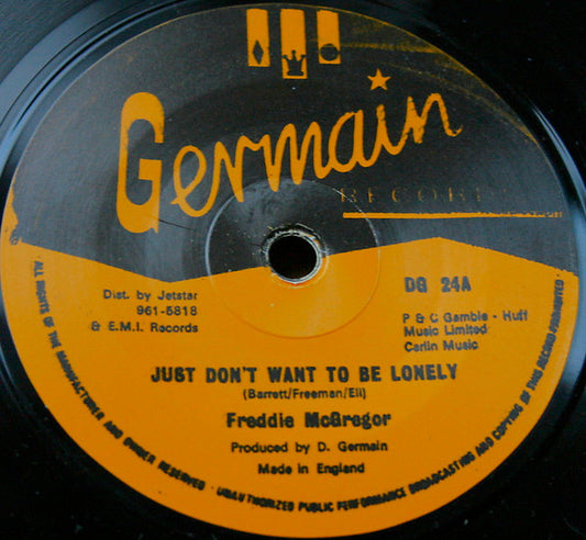 Freddie McGregor / Germain All Stars - Just Don't Want To Be Lonely / Revolution Rock (7", Single)