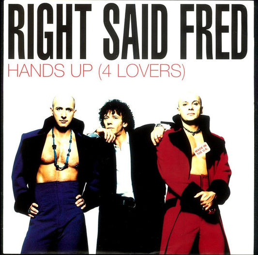 Right Said Fred - Hands Up (4 Lovers) (12", Single)