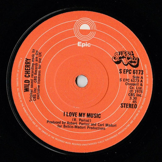 Wild Cherry - I Love My Music (7")