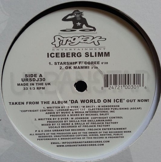 Iceberg Slimm - Da World On Ice (12")