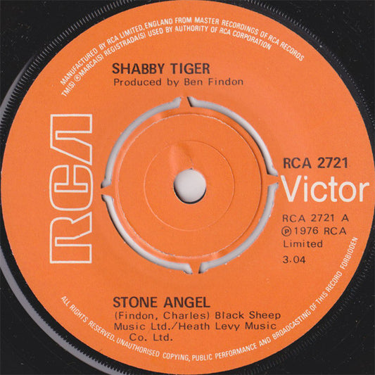 Shabby Tiger - Stone Angel / Street In New York (7", Single)