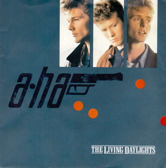 a-ha - The Living Daylights (7", Single, Pap)