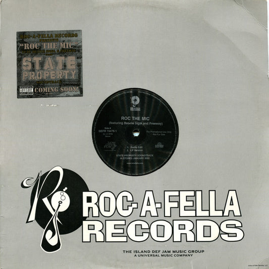 Beanie Sigel And Freeway - Roc The Mic (12", Promo)