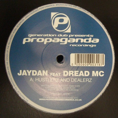 Jaydan - Hustlerz & Dealerz / Wasted 2008 (12")