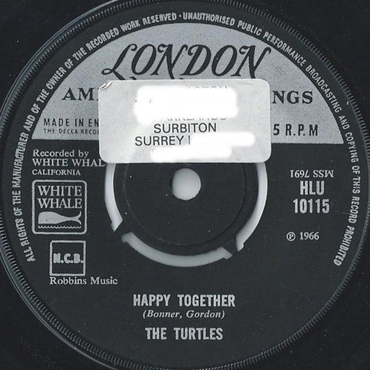 The Turtles - Happy Together (7", Single)