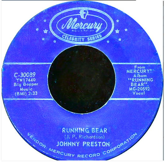 Johnny Preston - Running Bear / Cradle Of Love (7", RE)