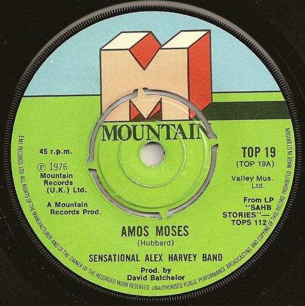 Sensational Alex Harvey Band* - Amos Moses (7")