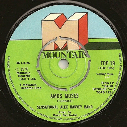Sensational Alex Harvey Band* - Amos Moses (7")