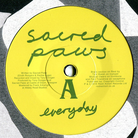 Sacred Paws - Everyday (7", Single)