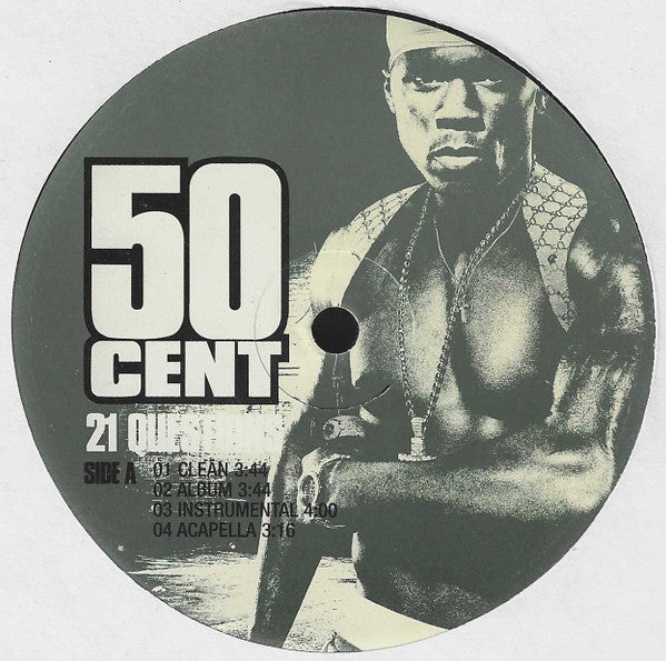 50 Cent - 21 Questions / Many Men [Wish Death] (12", Promo)
