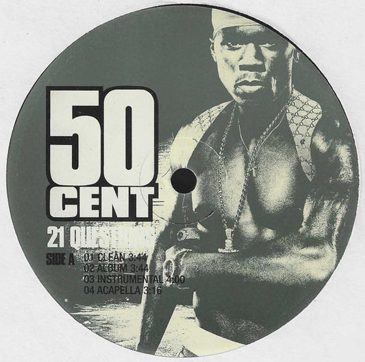 50 Cent - 21 Questions / Many Men [Wish Death] (12", Promo)